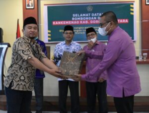 Terima Rombongan Kankemenag Gorontalo Utara, Nasruddin Jelaskan Persiapan KUA Revitalisasi & Program Keumatan