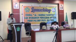 MGMP PAI SMP Sulteng Launching Jurnal Ilmiah PAI Al-Manhaj Tarbiyah